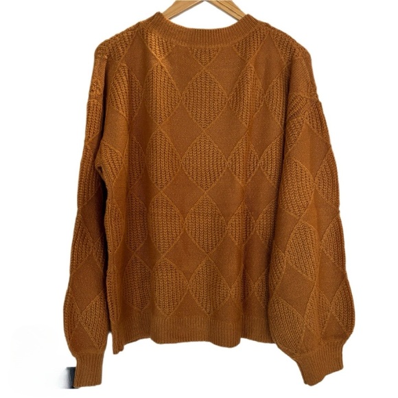 ANDREE BY UNIT Women's Cozy Tan Knit Sweater - Picture 3 of 4
